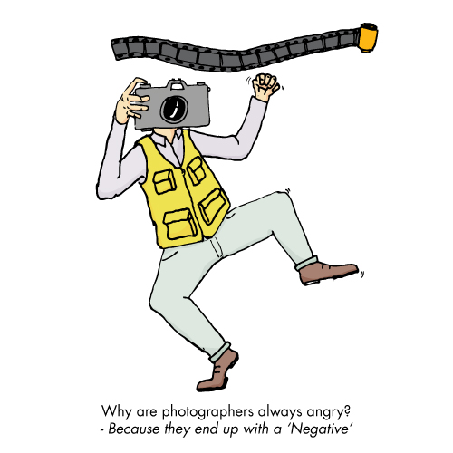 Photographers are negative